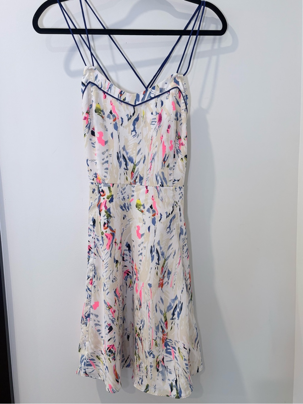 Anthropologie Under Skies Strappy Back Fit & Flare Dress Size M